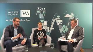 Nick McQueen presenting at the International Trade Webinar